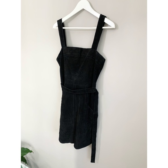 Free People 100% Suede Cow Leather Dress - Picture 4 of 10